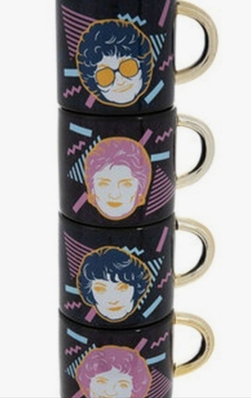 Golden Girls Stacking Ceramic Mugs Set of 4 - Picture 12 of 12